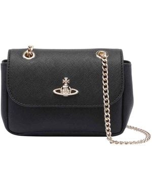Vivienne Westwood Small Chain Crossbody Bag - Black