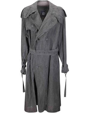 Limi Feu Long Trench Coat - Grey