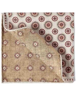 Brunello Cucinelli Pocket Square Scarf - Natural
