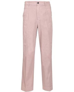 Dries Van Noten Otton Twill Trousers - Pink