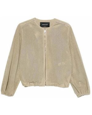 Fabiana Filippi Leather Outerwear - Natural