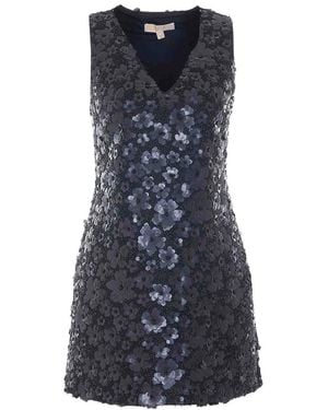 MICHAEL Michael Kors Sequins Mini Dress - Blue