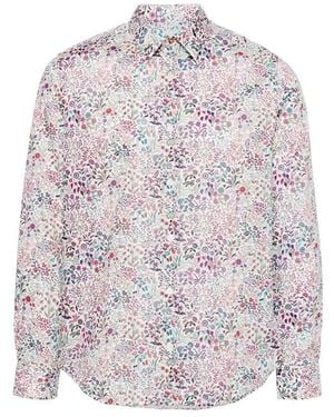 Paul Smith Organic Cotton Floral Print Shirt - Multicolour