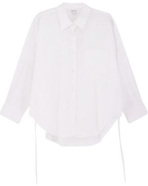 Aspesi Oversized Cotton Shirt - White
