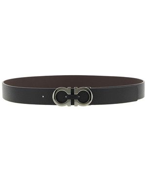 Ferragamo Reversible Belt - White