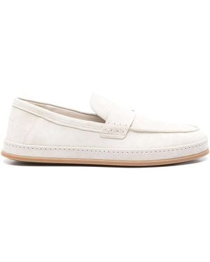 Hogan Moccasins - White