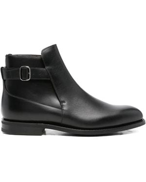 Church's Buckle-Fastening Leather Ankle Boots - Black