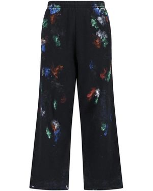 Balenciaga Painters Shirt Joggers - Blue