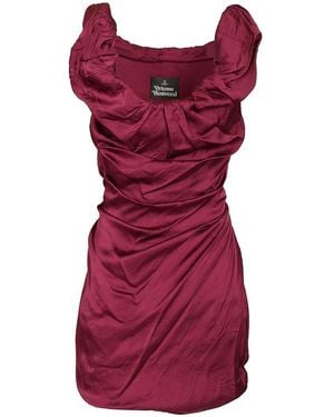 Vivienne Westwood Twisted Ginnie Mini Dress - Red