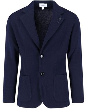 Lardini Single -Breasted Blazer - Blue