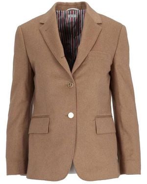 Thom Browne Cappotto Sportivo Classico - Marrone