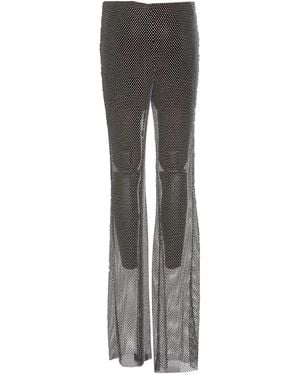 ROTATE BIRGER CHRISTENSEN Stretch Fabric Trousers - Grey