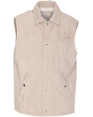 Brunello Cucinelli Padded Vest - Natural