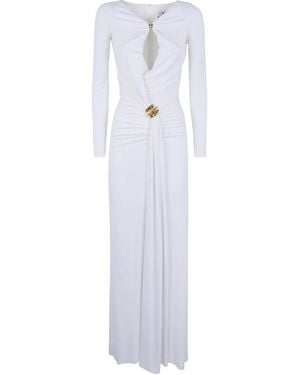 Elisabetta Franchi Carpet Long Dress - White