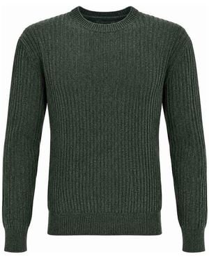 Rrd Velvet Rave Round Forest Sweater - Green