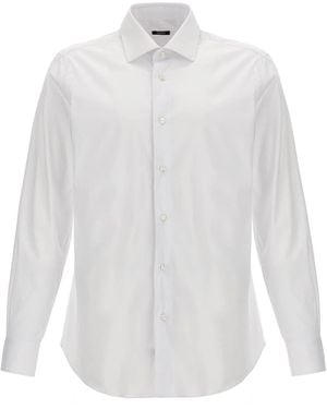 Barba Napoli Poplin Shirt - White