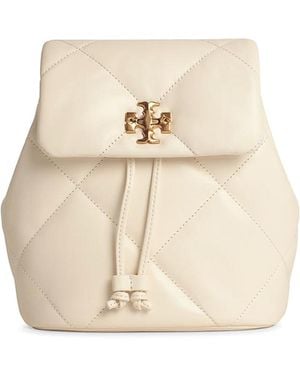 Tory Burch Kira Leather Backpack - Natural