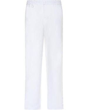 Laminar Cotton And Nylon Twill Trousers - White