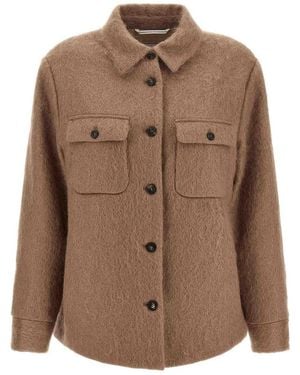 Peserico Boucl Overshirt - Brown