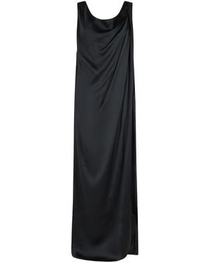 Maison Margiela Silk Blend Maxi Dress - Black