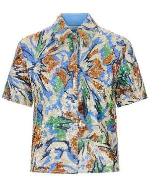 Rabanne Haut Shirt - Blue