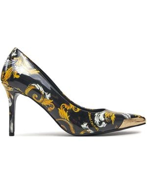 Versace Jeans Couture Baroque Pump - Metallic