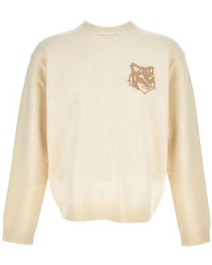 Maison Kitsuné Sweater Maison Kitsun - White