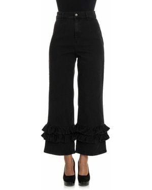 Vivetta High Waist Jeans - Black