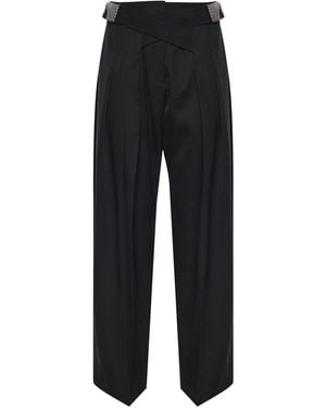 The Attico Long Pant - Black