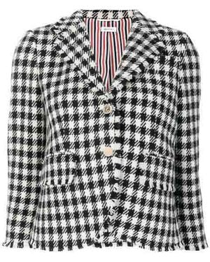 Thom Browne Jacket Check - Black