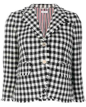 Thom Browne Jacket Check - Black
