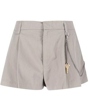Alexander Wang Shorts With Charm - Grey