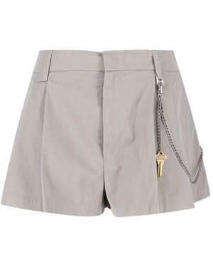 Alexander Wang Shorts With Charm - Gray