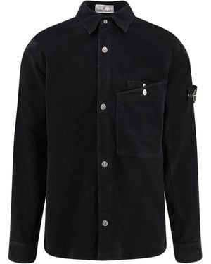 Stone Island Organic Cotton Shirt - Black
