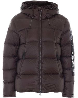 OUTHERE Stripe Down Jacket - Gray