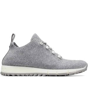 Jimmy Choo Veles Pearl Embellished Sneakers - White