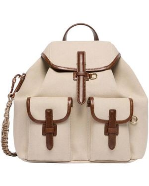 Weekend by Maxmara Stone Peoples Backpack - Natural