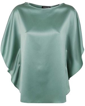 Gianluca Capannolo Iris Sleeve Top - Green