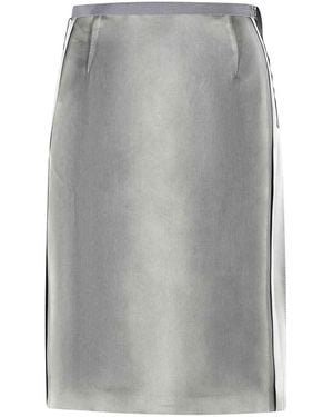 Maison Margiela Viscose Midi Skirt - Grey
