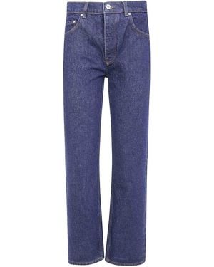 Anine Bing Straight Leg Jeans - Blau