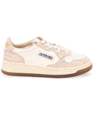 Autry 'Medalist' Low Sneakers - Natural