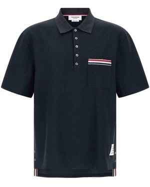 Thom Browne Polo Shirt - Blue