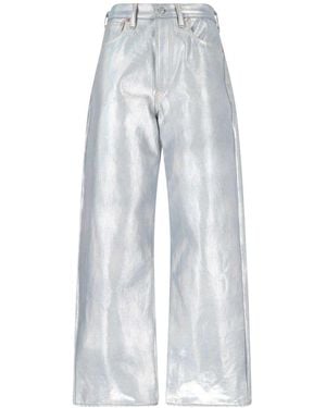 Junya Watanabe X Levis Strauss Jeans Dritti Logo - White