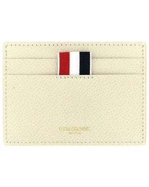 Thom Browne Card Holder - Natural