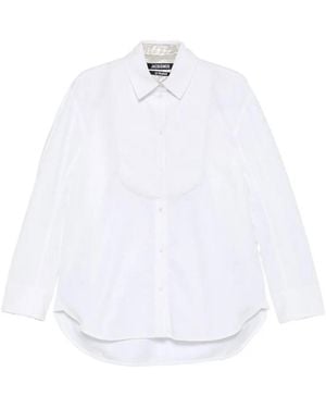 Jacquemus Top Woven Blouse - White