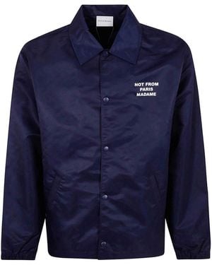 Drole de Monsieur The Veste Slogan - Blue