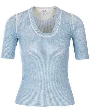 Chloé Light T-Shirt - Blue
