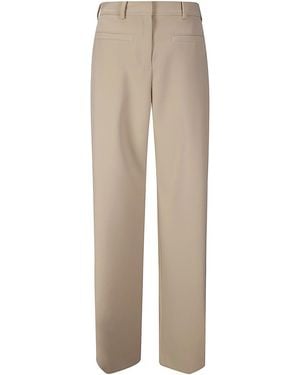 Courreges Heritage Pleated Pants - Natural