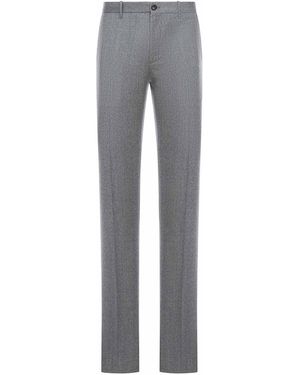 Incotex Tailored Wool Trousers - Grey