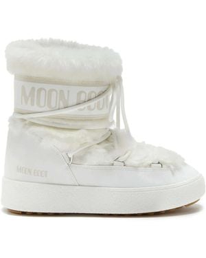 Moon Boot Padded Ankle Boots - White